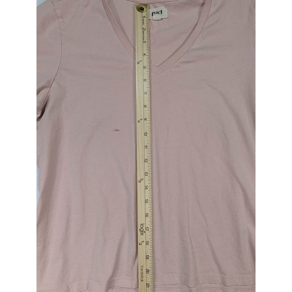 Pact TShirt Womens XL 100% Cotton Pink Granola Girl Clean Sustainable Athleisure - Picture 7 of 11